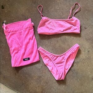 Triangl Swimwear Pink Bikini Set